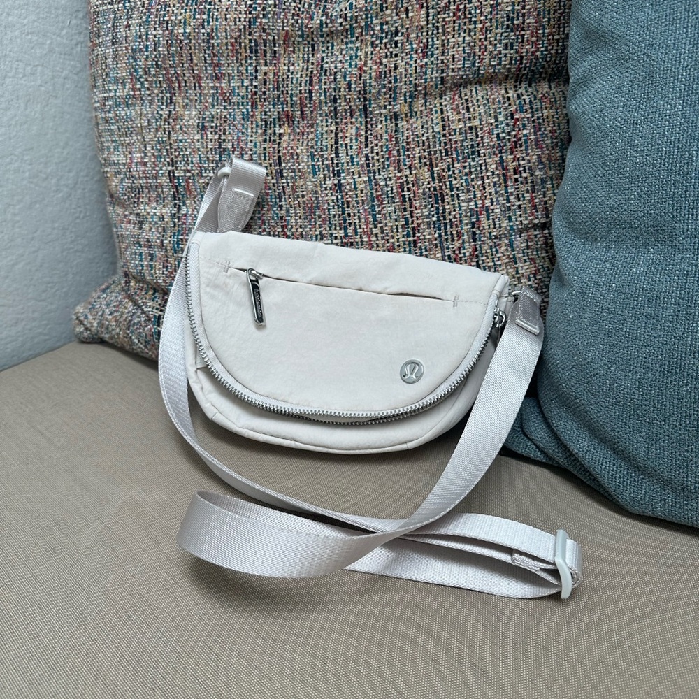 Lululemon Athletica Cream Crossbody Bag